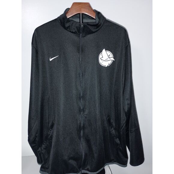 NIKE: Black Full Zip-Up Light Jacket, Men Size XXL - Picture 1 of 5